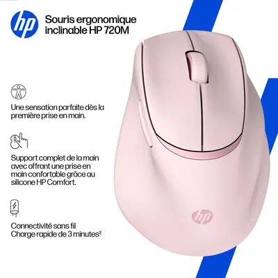 Tilt Ergo PNK MSE 720M EMEA-INTL EN L - HP - Souris - visuel 9