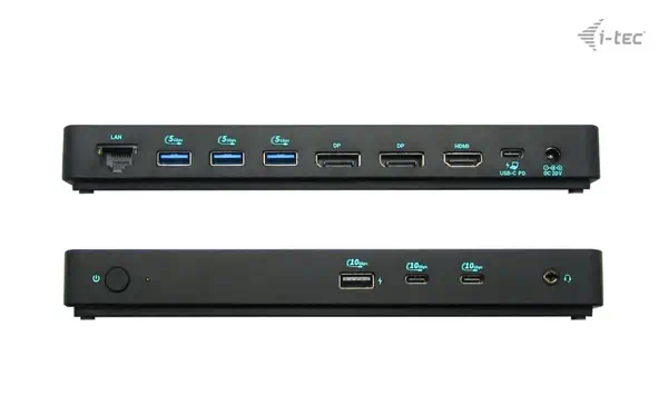 USB-C Triple Display Docking Station Gen 2 Pro + Power Delivery 100W - I-Tec - Accessoire composant - visuel 3