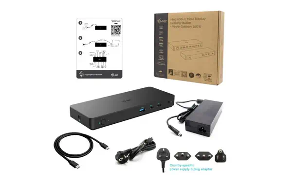 USB-C Triple Display Docking Station Gen 2 Pro + Power Delivery 100W - I-Tec - Accessoire composant - visuel 4