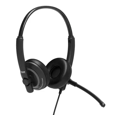 Port Designs PORT Connect 912005 casque Avec fil Arceau Appels/Musique USB Type-C / USB Type-A Noir - Casque Micro - visuel 3