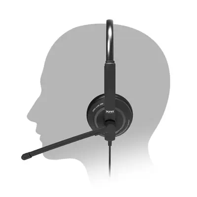 Port Designs PORT Connect 912005 casque Avec fil Arceau Appels/Musique USB Type-C / USB Type-A Noir - Casque Micro - visuel 8