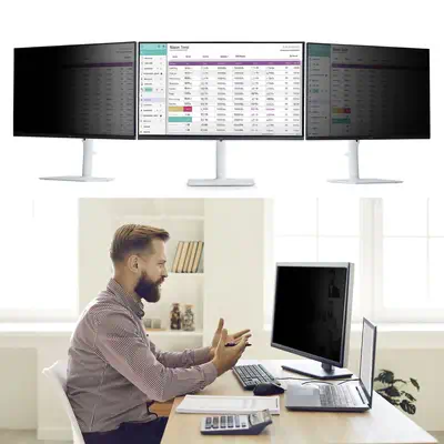Filtre de Confidentialité Magnétique pour Écran Large 16:9 de 32 Pouces, Filtre Amovible, Anti-Refle - StarTech - Switchs et Hubs - visuel 3