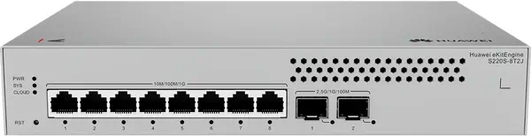 HUAWEI eKit S220S Series S220S-8T2J Géré L2 Gigabit Ethernet (10/100/1000) 1U Gris - Huawei - Switchs et Hubs - visuel 2