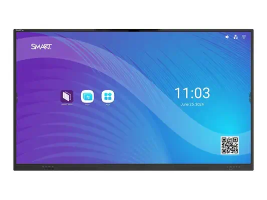 SMART Board NX186 86p UHD 4K LED display with screen sharing 400cd/m2 8 ms Android 13 64Go HDMI USB- - Affichage dynamique - visuel 1