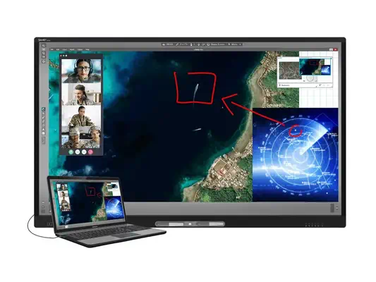 SMART Board M055-V5 55p Pro interactive display high secure TAA - Affichage dynamique - visuel 1