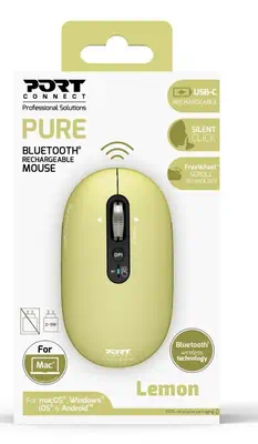 Port Designs PORT Connect PURE MAC souris Universel Ambidextre Bluetooth Optique 3200 DPI - Souris - visuel 6