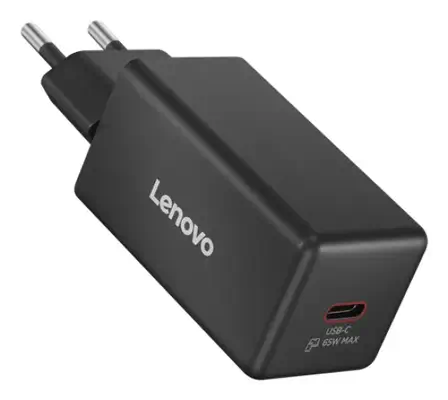 Lenovo 40AW65WBEU chargeur d'appareils mobiles Universel Noir Secteur Intérieure - Chargeur et alimentation - visuel 1