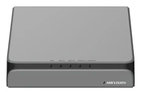 Hikvision DS-QAPPU1212-N processeur AV Gris - Visioconférence - visuel 1