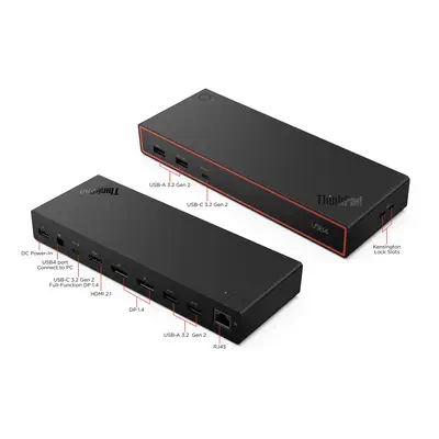 ThinkPad USB4 Dock 5000 (with 135W Adapter) - Lenovo - Station d'accueil pour portable - visuel 7