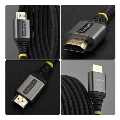 Câble HDMI Haute Vitesse Certifié Premium 2m (6ft), Ultra Flexible, 4K 60Hz/1440p 144Hz avec HDR10/A - StarTech - Switchs et Hubs - visuel 3