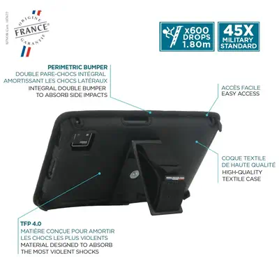Mobilis 063032 étui pour tablette 25,4 cm (10") Anti-chocs Noir - Accessoires Tablette - visuel 4