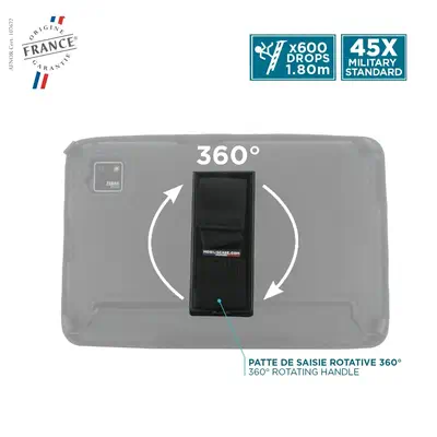 Mobilis 063032 étui pour tablette 25,4 cm (10") Anti-chocs Noir - Accessoires Tablette - visuel 7