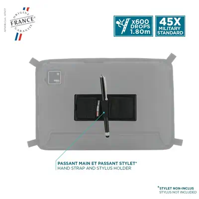 Mobilis 063032 étui pour tablette 25,4 cm (10") Anti-chocs Noir - Accessoires Tablette - visuel 5
