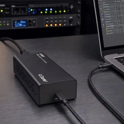 Lindy 70617 convertisseur audio Noir - Connectique - visuel 2