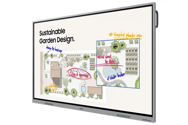 86" OS-Free WEF Interactive Display - Samsung - Affichage dynamique - visuel 3