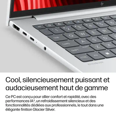 HP E0EW5ET laptop Copilot+ PC AMD Ryzen AI 5 Ordinateur portable 35,6 cm (14") WUXGA 32 Go LPDDR5x-S - PC Portable - visuel 6