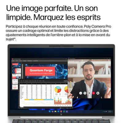 HP E0EW5ET laptop Copilot+ PC AMD Ryzen AI 5 Ordinateur portable 35,6 cm (14") WUXGA 32 Go LPDDR5x-S meilleur prix - Entendez et soyez entendu