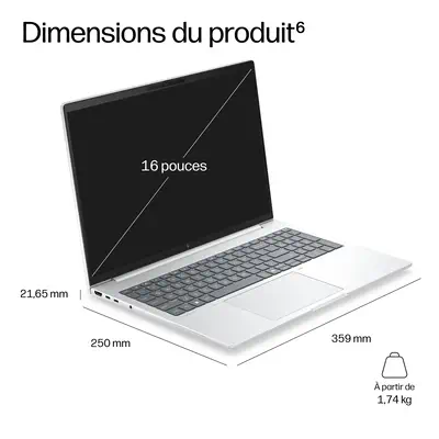 HP E0EW7ET laptop Copilot+ PC AMD Ryzen AI 5 Ordinateur portable 40,6 cm (16") WUXGA 16 Go LPDDR5x-S avantages - Accélérez les principes de base de la gestion informatique