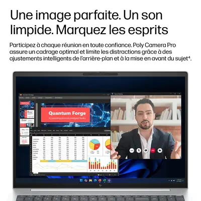HP E0EW7ET laptop Copilot+ PC AMD Ryzen AI 5 Ordinateur portable 40,6 cm (16") WUXGA 16 Go LPDDR5x-S - PC Portable - visuel 10