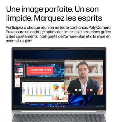HP E0EW8ET laptop Copilot+ PC Intel Core Ultra 5 325 Ordinateur portable 40,6 cm (16") WUXGA 16 Go L - PC Portable - visuel 9