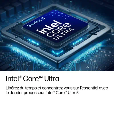 HP E0EW8ET laptop Copilot+ PC Intel Core Ultra 5 325 Ordinateur portable 40,6 cm (16") WUXGA 16 Go L - PC Portable - visuel 7