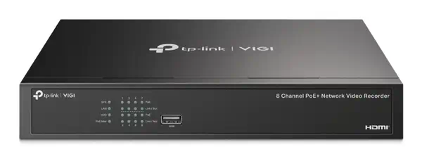 TP-Link VIGI NVR1008H-8P Noir - Accessoire Réseau - visuel 1