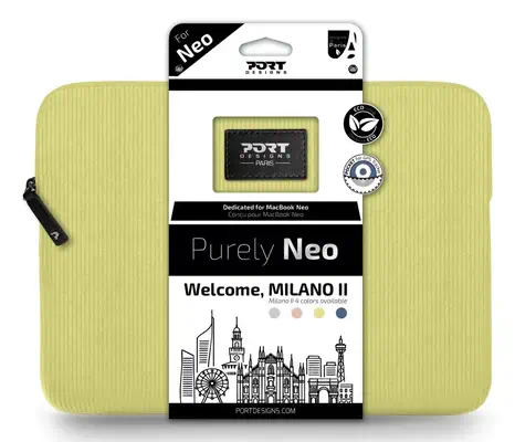 PORT Designs MILANO II 33 cm (13") Housse Jaune - Port Designs - Sacoche & Housse - visuel 7