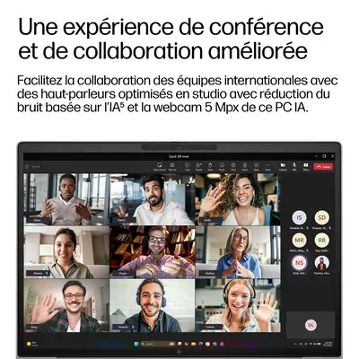 HP E0FC4ET laptop AMD Ryzen AI 5 Ordinateur portable 40,6 cm (16") WUXGA 16 Go DDR5-SDRAM 512 Go SSD - PC Portable - visuel 7