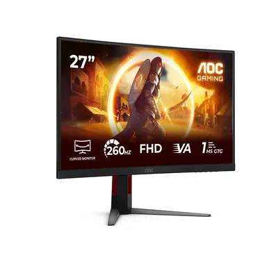 AOC G4 C27G4Z2 écran plat de PC 68,6 cm (27") 1920 x 1080 pixels Full HD LCD Noir, Rouge - Ecran Ordinateur - visuel 2