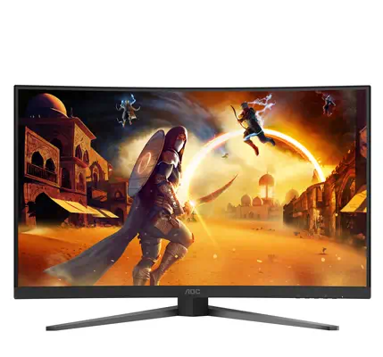 AOC G4 C32G4Z écran plat de PC 80 cm (31.5") 1920 x 1080 pixels Full HD LCD Noir, Rouge - Ecran Ordinateur - visuel 7