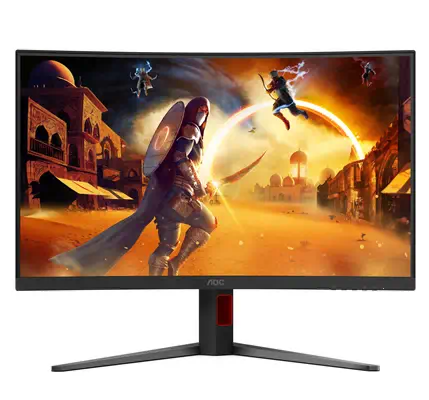 AOC G4 C32G4Z écran plat de PC 80 cm (31.5") 1920 x 1080 pixels Full HD LCD Noir, Rouge - Ecran Ordinateur - visuel 6