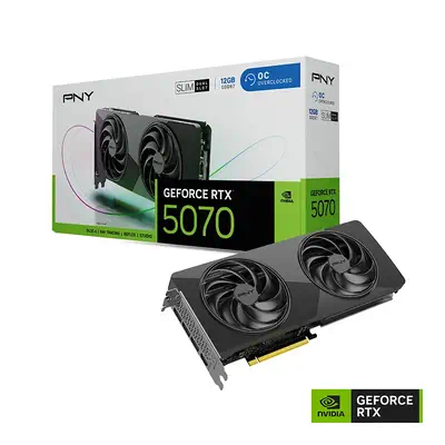PNY GeForce RTX 5070 Slim NVIDIA 12 Go GDDR7 - Carte graphique - visuel 9