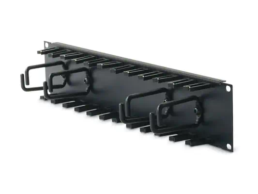 APC Patchcable Organizer 2HE black - Accessoire Câble - visuel 1