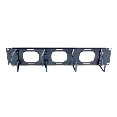 Élément de rangement horizontal 2U pour câbles avec ouvertures de passage - APC - Rack et Armoire - visuel 1