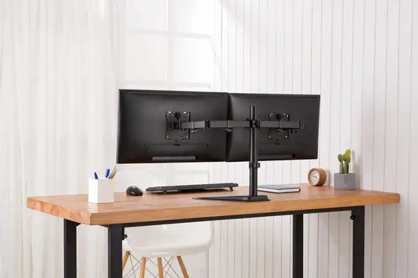 Digitus Support d'écran Dual, 2x 32", 2x 8 kg - Accessoire Affichage - visuel 8