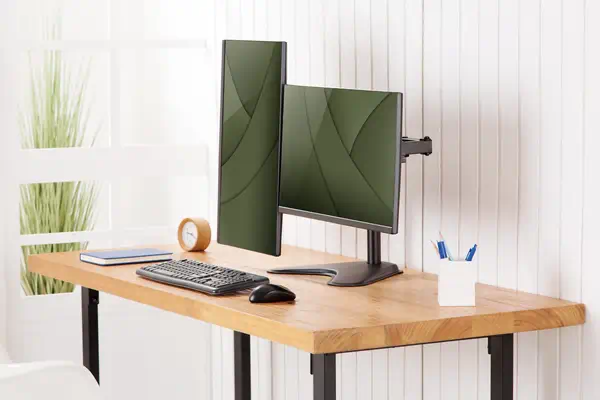 Digitus Support d'écran Dual, 2x 32", 2x 8 kg - Accessoire Affichage - visuel 5