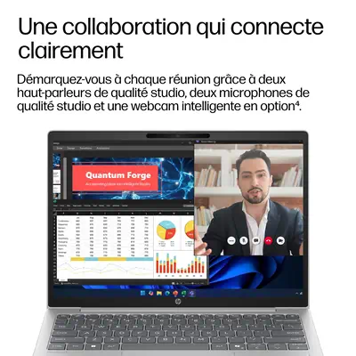 HP DX5X3AT laptop Intel Core 5 Ordinateur portable 33,8 cm (13.3") WUXGA 16 Go DDR5-SDRAM 512 Go SSD - PC Portable - visuel 8