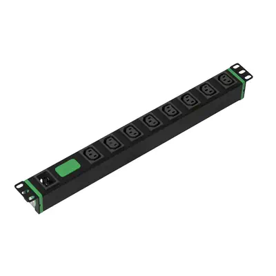APC Easy Rack unité de distribution d'énergie 8 sortie(s) CA 1U Noir - Onduleur - visuel 1
