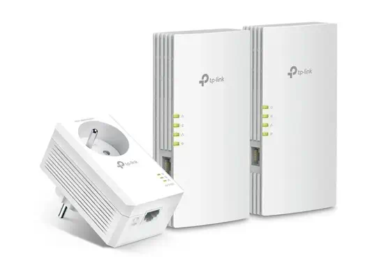 TP-LINK Kit de 3 adaptateurs CPL AV1000 AX1500 Wi-Fi 6 Conforme à la norme Homeplug AV2Offre aux uti - TP-Link - Accessoire Réseau - visuel 5