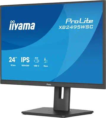 iiyama ProLite XB2495WSC-B1 écran plat de PC 61,2 cm (24.1") 1920 x 1200 pixels WUXGA LED Noir - Ecran Ordinateur - visuel 6