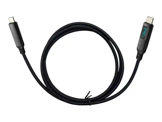 I-TEC Thunderbolt 4/USB4 Class Pro Cable 240W with LCD 40 Gbps 150 cm - I-Tec - Câble divers - visuel 1