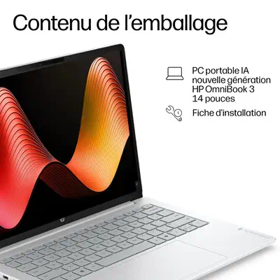 OmniBook 3 Laptop Next Gen AI 14-hv0004nf - HP - PC Portable - visuel 3