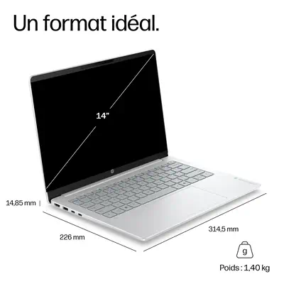 OmniBook 3 Laptop Next Gen AI 14-hv0004nf - HP - PC Portable - visuel 4