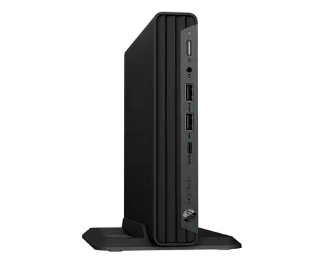 HP Pro Mini 400 G9 Intel® Core™ i7 i7-14700T 16 Go DDR4-SDRAM 256 Go SSD Windows 11 Pro Mini PC Noir - Unité Centrale - visuel 2