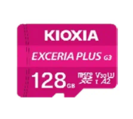 Kioxia EXCERIA PLUS G3 128 Go MicroSDXC UHS-I Classe 10 - Carte Mémoire - visuel 1