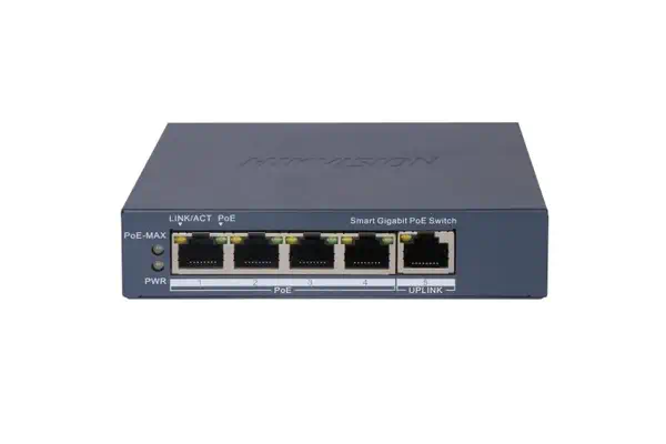 Hikvision DS-3E1505P-EI commutateur réseau Géré Gigabit Ethernet (10/100/1000) Connexion Ethernet, s - Switchs et Hubs - visuel 1