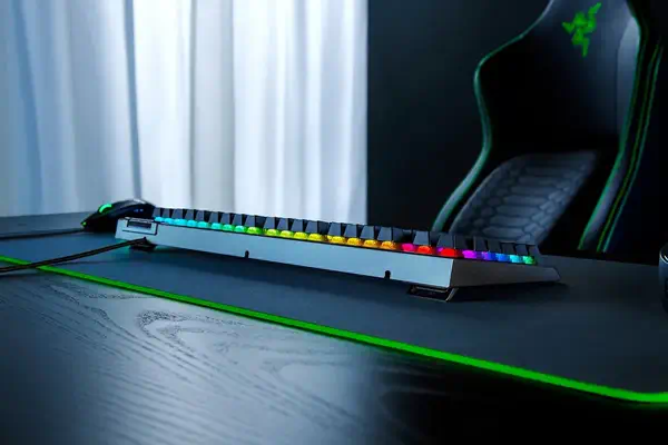 Razer BlackWidow V4 X clavier Gaming USB QWERTY Nordique Noir - Clavier - visuel 6