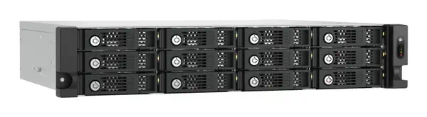 QNAP TL-R1200PES-RP Boîtier de disques de stockage Boîtier disque dur/SSD Noir, Gris 2.5/3.5" - Serveur NAS - visuel 4