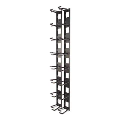 NetShelter - Organisateur câbles vertical - Rack - 8 anneaux - 0U - APC - Rack et Armoire - visuel 1