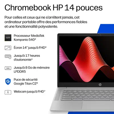 Chromebook 14a-nm0000nfx - HP - PC Portable - visuel 4